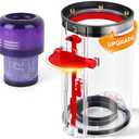 Upgraded Canister Compatible with Dyson V11 V15 SV14 SV15 SV22 Vacuum Cleaner Dust Bin, for Bin Part no. 970050-01 and Part no. 965443-01 with HEPA Filter