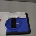 Timecity Case for iPad 11th/10th Generation 2025/2022: with Screen Protector, 360 Rotating Stand, Hand Strap, Shoulder Strap, Pencil Holder, Full-Body Shockproof Protective Case -Darkblue