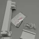 Clothes Drying Rack Wall Mounted Retractable, Aluminum Collapsible Laundry Organizer, Space-Saver Hanger Holds Quilts for Bedroom Bathroom Balcony (White)