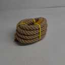 Twisted Manila Rope (1.5 Inch x 20 Feet) Natural Jute Thick Hemp Rope for Docks, Railings, Climbing, Landscaping, Decorating