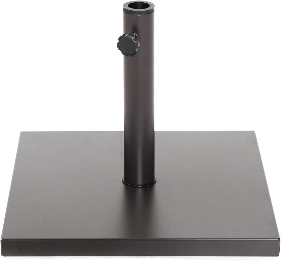 Trademark Innovations 15" Square 28 lb. Cement Umbrella Base (Brown)