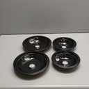 5304430149 and 5304430150 Porcelain Burner Drip Pan Bowls Replacement 318067041 and 318067051 Electric Range Cooktop By AMI PARTS Includes 2 8-Inch and 2 6-Inch Pans