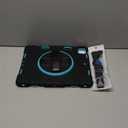 Case for iPad Pro 12.9 2022/2021/ 2020/2018: Cover for iPad Pro 12.9 6th/ 5th/ 4th/ 3rd Generation with Screen Protector- Stand- Pencil Holder- Handle- Shoulder Strap Mint Green