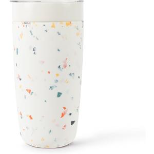 W&P Porter Insulated Tumbler 20 oz | No Metallic Aftertaste Ceramic Coated for Water, Coffee, & Tea | Wide Mouth Vacuum Insulated | Dishwasher Safe, Cream Terrazzo W&P Porter Insulated Tumbler 20 oz | No Metallic Aftertaste Ceramic Coated for Water, Coffee, & Tea | Wide Mouth Vacuum Insulated | Dishwasher Safe, Cream Terrazzo