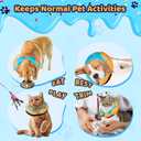 Grand Line Donut Inflatable Collar for Dogs and Cats, Soft Recovery Dog Cone After Surgery, Protective Pet Neck Cone for Small, Medium, Large Dogs, Not Block Vision (Blue, X-Large)