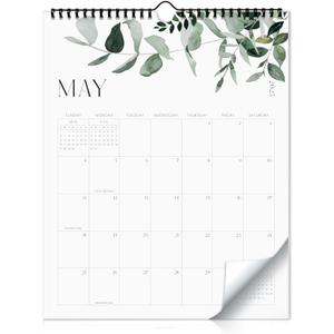 Aesthetic 2025-2026 Wall Calendar - Runs from January 2025 Until July 2026 - The Perfect Modern Greenery Calendar Planner for Easy Organizing