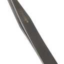 [Premium Hand-Made] Round tip Tweezers, 304 Surgical-Grade Stainless Steel for Safety, Precision, hair tweezers for plucking, Facial Hair Tweezers for Men & Women, Trim (Silver)