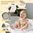 Baby Bath Seat for Babies 6 Months & Up - Non-Slip Toddler Bath Seat for Baby & Newborn with Suction Cups, Safe Baby Bath tub Seat with Suction Cups, Baby Bath Chair