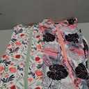 Newborn Sleep Sack Baby Swaddle,3-Way Adjustable Wearable Blanket,100% Rayon Cotton Swaddling sleeping bag. (Banana&Flower, 6-12 Months)