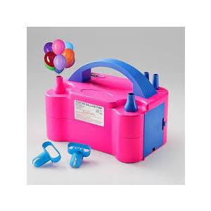 DECOCKRAT Balloon Pump  Electric Dual Nozzle Air Pump for Balloon, Portable Balloon Blower Save Time and Effort, Inflator for Parties & Decorations  110V120V, 600W, BluePink