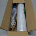 FugaCity Stretch Wrap Film-15 Inch 1000 ft 60 Gauge Shrink Wrap for Pallet Wrapping, Industrial Strength 1 Roll Pallet Wrap with Handles, Moving Supplies Plastic Wrap Roll, 500% Stretch, Transparent