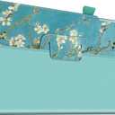 Fintie Folio Case for Samsung Galaxy Tab E 9.6 2015 (Model SM-T560/T561/T565/T567), Slim Fit Premium Vegan Leather Cover, Blossom