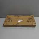 Deyimmei Mahjong Mat for Table - Non-Slip Mahjong Table Cover with Storage Pockets, Perfect Mahjong Accessories & Gifts for Women, Men, and Mahjong Enthusiasts (Golden Herringbone)