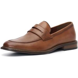 Vince Camuto Men's Lamcy Dress Shoe Loafer (10, Cognac/Brown)