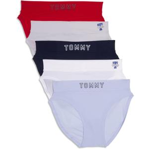 Tommy Hilfiger Women's Bikini Undewear Pack of 5 (Htr/Bw/Sc/Mc/Tr)