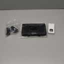 Weather Station Wireless Indoor Outdoor, Digital Thermometer with Remote Sensor, 7.5'' HD VA Display Home Weather Stations, Accurate Temperature Humidity Gauge with Weather Forecast, Atomic Clock (Black)