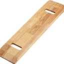 Wooden Transfer Board,Made of Heavy-Duty Hardwood for Transferring Disabled Patient,Elderly,Seniors Between Wheelchair,Bed,Commode,or Chair,30" with Two Hand Cutouts