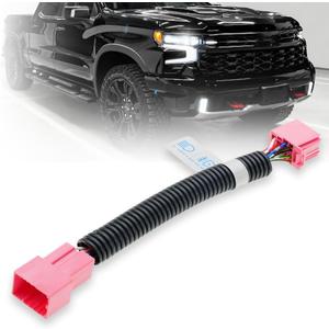 Auto Fog& All Lights Mod for 2022-2026 Chevy Silverado GMC Sierra 1500& 2024-2026 2500 3500-Fog Light Auto Come on with Auto Headlight& Fog Lamp Stay on with Intellibeam/High Beams-PlugPlay Error Free