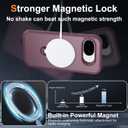 Magnetic for Google Pixel 10a Case with 360 Stand, Burgundy | Rigorous Drop Protection, Invisible Kickstand, Skin-Feel Matte Translucent Slim Cover