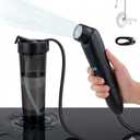 Portable Electric Bidet Sprayer, Rechargeable Handheld Bidet for Travel | Toilet | Personal Care | Postpartum Care | Hygiene Cleaning | Baby Care, 1L Water Container, 5ft Hose & Upgraded Filter