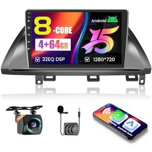 [8-core 4+64GB] Hikity Android 15 Car Stereo for Honda Odyssey 2005-2010 with Wireless Carplay Android Auto, 10.1" HD Touchscreen Car Radio with Mirror Link 59UI GPS WiFi Bluetooth SWC DSP FM RDS