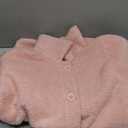 VGE Womens Sherpa Jacket, Warm Winter Coats for Women, Fuzzy Fleece Button Down Jackets, Cardigan with Pockets Outerwear (Pink, M)