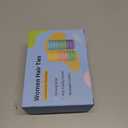 100Pcs Soft Cotton Seamless Hair Bands, Large Ponytail Holders for Thick and Thin Hair, Elastic Hair Accessories for Women, Men, and Girls