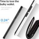 for Samsung Galaxy S25 Wallet Case with Card Holder, 2X Screen Protector Dual Layer Heavy Duty Protective Hidden Card Slot Slim Case for Galaxy S25 6.2" 2025 (White)