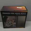 Mixing Bowls with Airtight Lids Set, 26PCS Stainless Steel Khaki Bowls with Grater Attachments, Non-Slip Bottoms & Kitchen Gadgets Set, Size 7, 4, 2.5, 2.0,1.5, 1QT, Great for Mixing & Serving