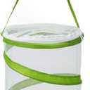 RESTCLOUD Pop-up Insect and Butterfly Habitat Cage Terrarium Clear Mesh Enclosure, See Through Easier 9" x 11" Tall