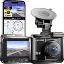 AZDOME GS63H 4K Dash Cam Built-in WiFi 6 GPS Car Dashboard Camera Recorder with STARVIS Night Vision, UHD 2160P, 150 Wide Angle, WDR, G-Sensor, Loop Recording, 24H Parking Mode