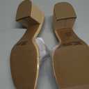 DREAM PAIRS Women's Square Open Toe Heels Sandals Low Block Chunky Heeled Sandals Slide Sandals Slip on Comfortable Casual Pumps Shoes 7.5