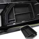 MARCHFA Center Console Organizer Tray Compatible for 2022 2023 2024 2025 2026 Kia EV6 Accessories Armrest Storage Box Tray Organizer Insert (Black)