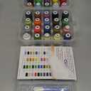 New brothread 40 Brother Colors 500m Each Embroidery Machine Thread with Clear Plastic Storage Box for Embroidery Sewing Machine