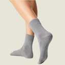 KNETLI Women's Dress Socks, Crew Socks, Super Soft, Grey Size 6-9, 6 Pair Pack (Gray)