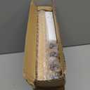 BEE&OAK 13.4 Inch Heavy Duty Wooden Step Stools for Adults - Non Slip, 300 LBS Capacity, Easy Assembly - Ideal Step Stool for High Beds, Kitchen, Bathroom, Office, Garden (Natural)