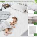 GRT Waterproof California King Mattress Protector Rayon Bamboo - 3D Air Fiber Cooling Mattress Cover Breathable Ultra Soft, Mattress Pad Noiseless Fits up to 26'' Deep Pocket Machine Washable