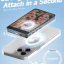 SYNCO XView Selfie Monitor Screen for iPhone & Android, Wireless 4K/1080p Magnetic Back Camera Vlog Monitor with 164FT Range, Built-in Speaker for YouTube TikTok Live Streaming (Black)