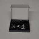 Car Wheel Center Hub Cap Kit with Logo Hubcaps Accessories for TES la Model 3 Model Y 4 Black & Sliver Hub Center Caps + 22 Black Lug Nut Covers (Black&Sliver)