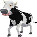 La Granja De Zenon La vaca lola PVC Cow Spanish Musical Kid Toys, Farm Animals for Toddlers 1-3,Learning & Education Interactive toys,Cow Plush Presents Boys & Girls Birhtday and Christmas Day