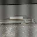 KOHLER 4639-RL-0 Cachet ReadyLatch Round Toilet Seat, Soft Close Toilet Seat, Contoured Grip-Tight Bumpers Installation Hardware, Apartment Essentials, White