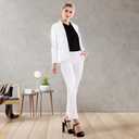 Marycrafts Women's 2 Buttons Business Blazer Pant Suit Set for Work