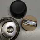 Insulated Soup Thermo 17oz - Stainless Steel Vacuum Lunch Box for Adults, Kids Leakproof Hot Food Container with Handle Folding Spoon (School Office Outdoor) (17oz-Pure Black)