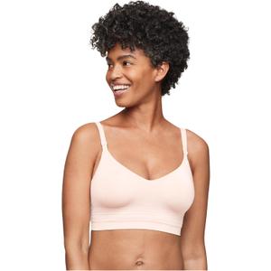 Warner's Women's Easy Does It Allover Smoothing Seamless Longline Bra Rm5501a (Medium)