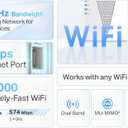 TP-Link AX3000 WiFi 6 Range Extender | PCMag Editor's Choice | Dual-Band Wireless Repeater w/Ethernet Port | Up to 2400 Sq. Ft., 64 Devices | Internet Signal Booster | APP Setup | EasyMesh (RE715X)