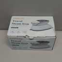 PIOMATIC Travel Iron Mini with Steam for Clothes with Dual Voltage, Portable Mini Ironing Machine with Non-Stick Soleplate, Small Iron for Sewing, Quilting and Handcraft