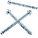 5/8" x 4" Concrete Screws (20 PCS) Concrete Anchor Bolts, Zinc Plated