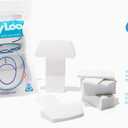 Lifty Loo Toilet Seat Handle - Lift More, Less Mess -Easy Application 2 Pack White