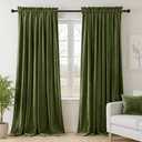 Green Olive Curtain 50x82