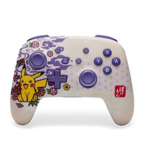 PowerA Enhanced Wireless Controller for Nintendo Switch/Switch 2 / Switch Lite/OLED Model - Pokmon Blossom - Gamepad, game controller, Officially Licensed